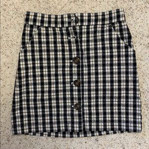 Plaid Hollister skirt